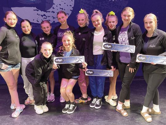 AREA DANCERS MAKE A SPLASH AT COMPETITION
