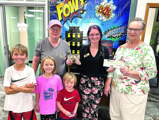 Bank of Tescott holds GIVE BACK event