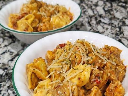 Creamy chicken and tortellini is ‘pasta’tively perfect for dinner this winter