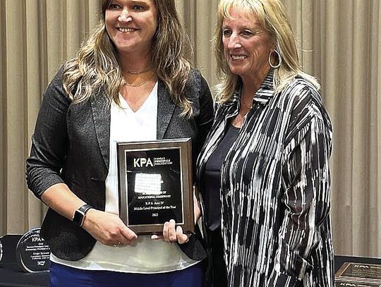 Flinn awarded Middle School Principal of the Year