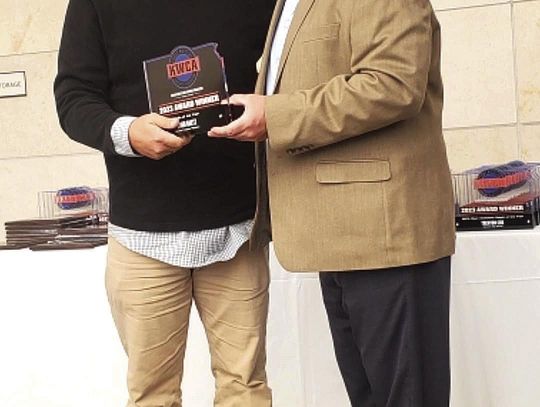 Kansas Pre-Game and John Baetz honored by KWCA