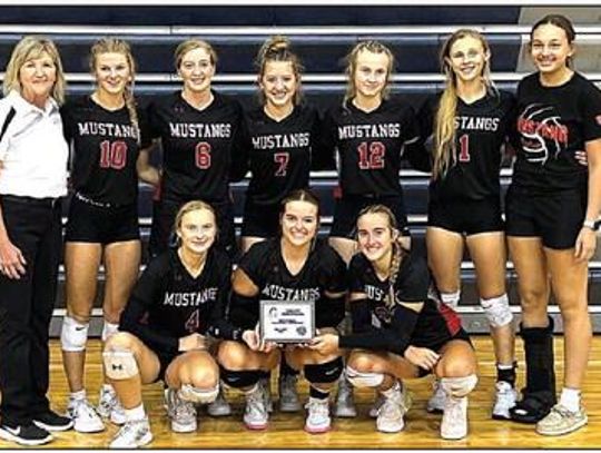 Lady Mustangs finish second