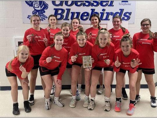 Sylvan-Lucas Unified High School girls’ junior varsity basketball team bring home the gold