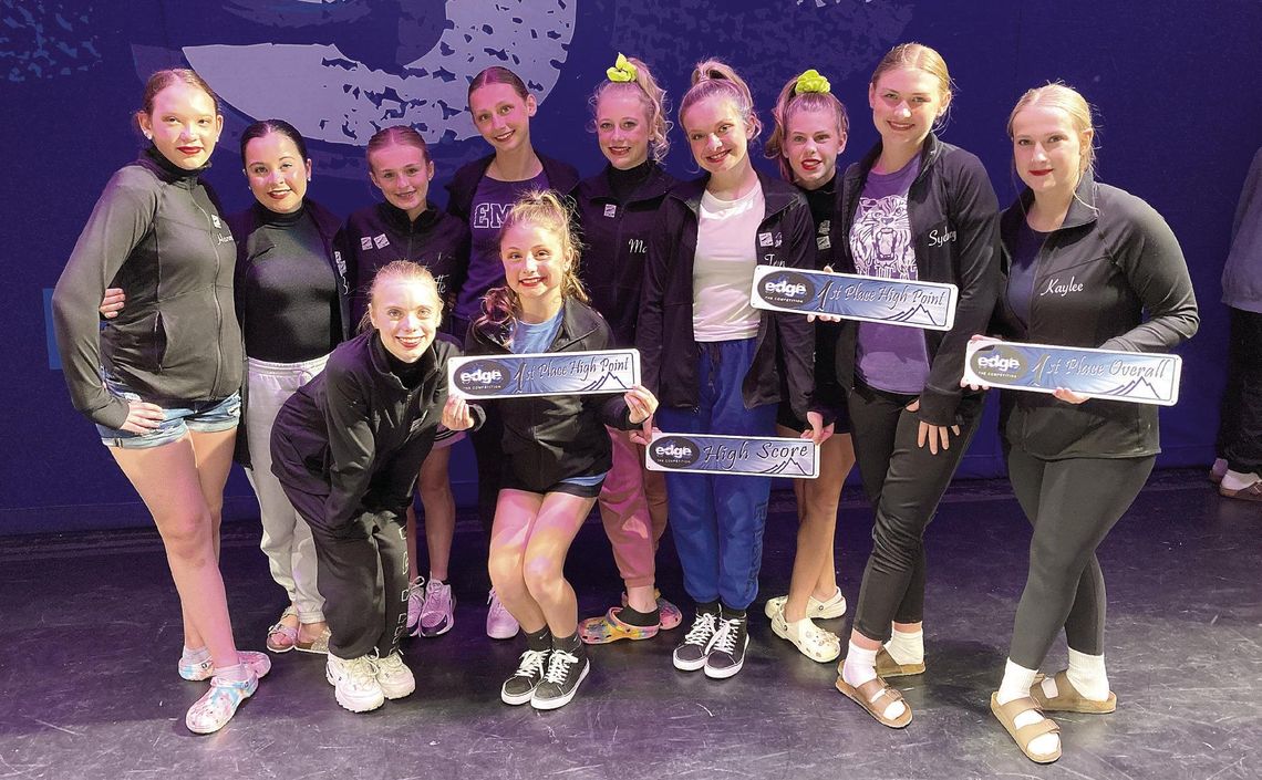 AREA DANCERS MAKE A SPLASH AT COMPETITION
