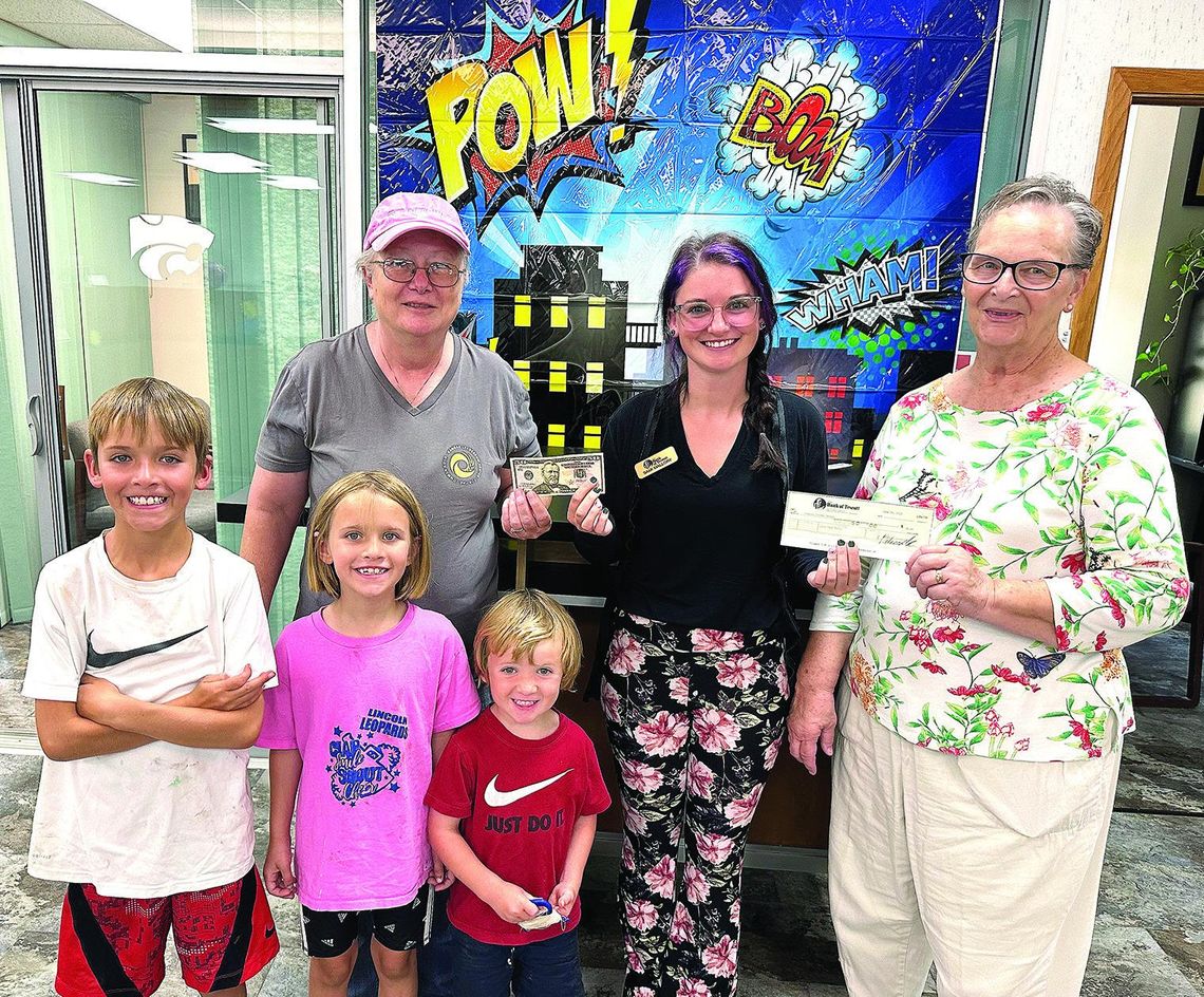 Bank of Tescott holds GIVE BACK event