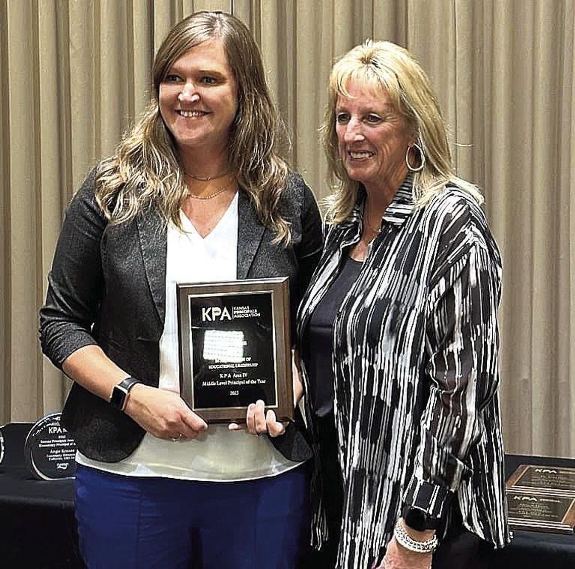 Flinn awarded Middle School Principal of the Year