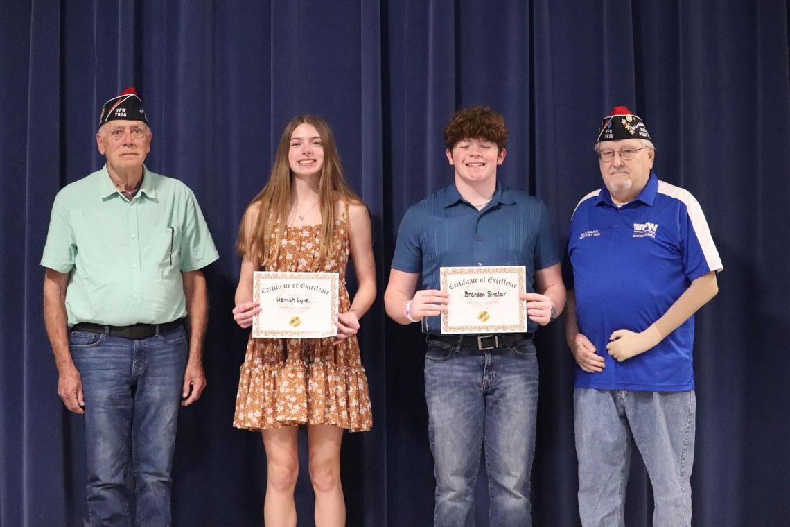 Lincoln VFW Post 7928 Awards Scholarships to Promising Students Lincoln VFW Post 7928 Awards Scholarships to Promising Students