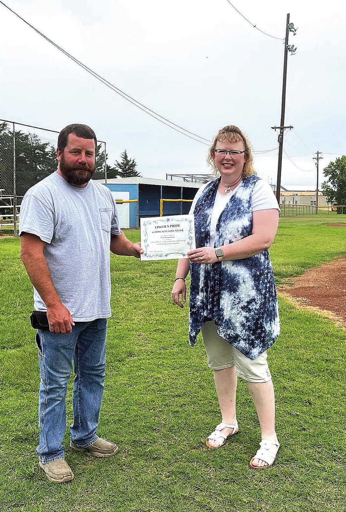 Romesburg named Volunteer of the Quarter