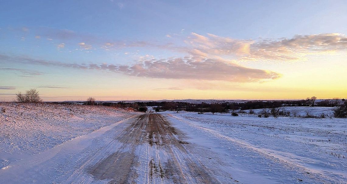 Snow and ice slow down the county