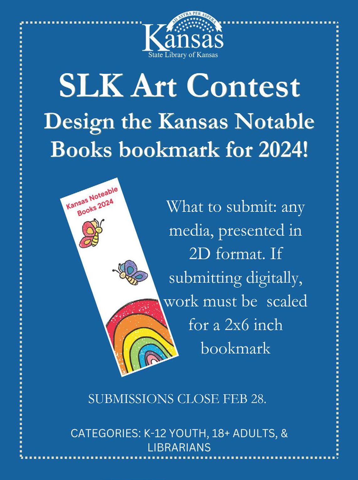 State Library of Kansas announces art contest
