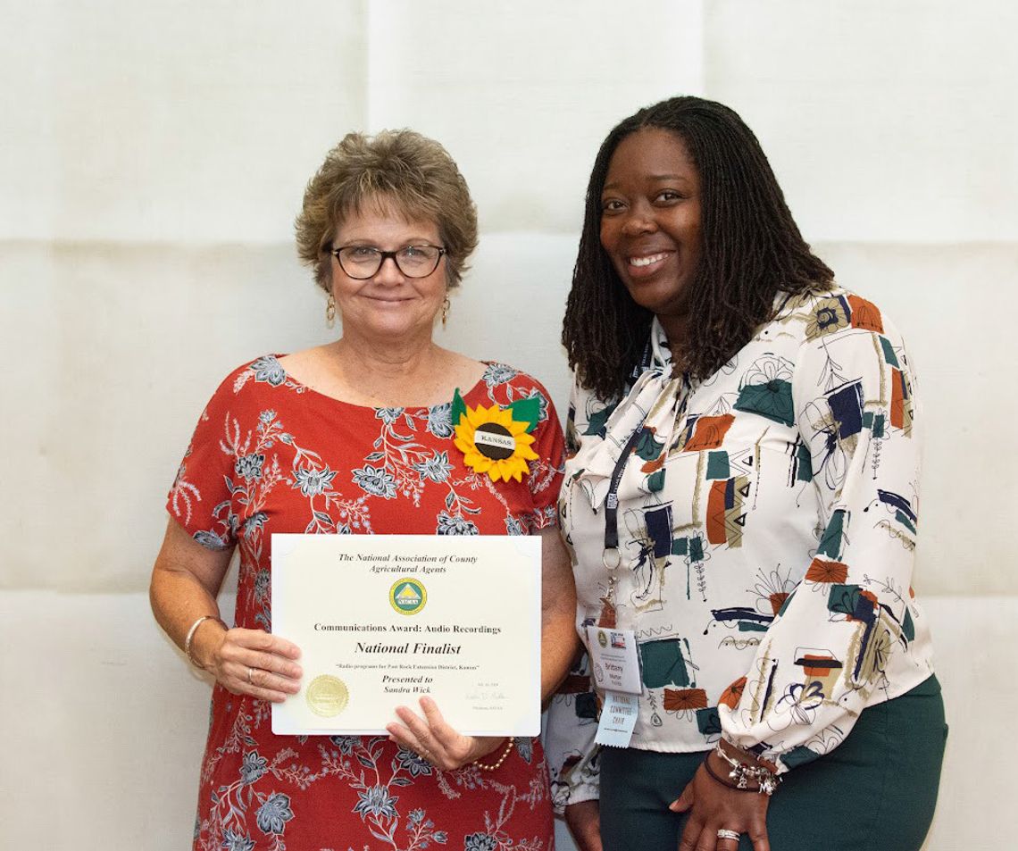 Wick selected as a National Communications Award winner Wick selected as a National Communications Award winner